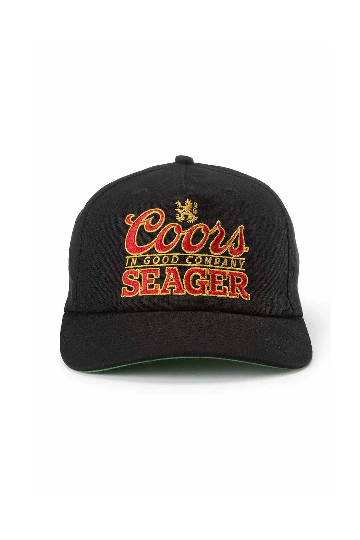 Seager - Coors Brand Snapback - Black - Front