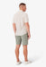 Mizzen + Main - Leeward SS - Peach Triangle Geo - Back