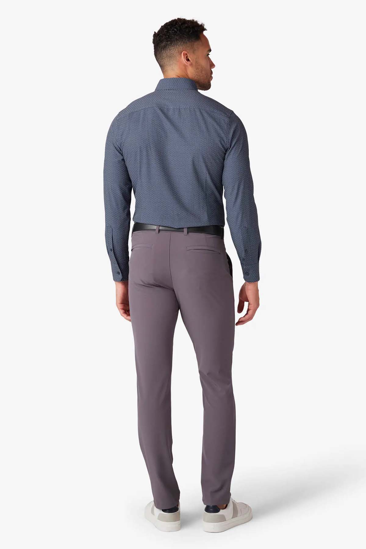 Mizzen + Main - Leeward LS - Navy 3D Cube - Back