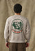 Filson Bear Graphic Crewneck in Vintage Khaki — Back view