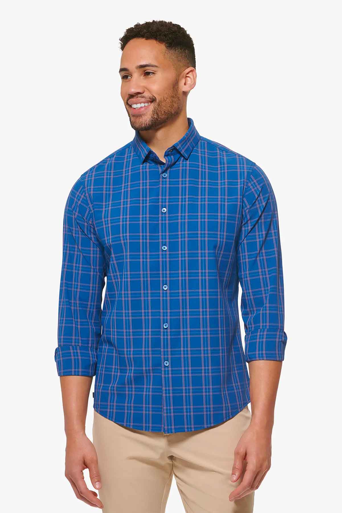 Mizzen + Main - Leeward LS - Set Sail Multi Plaid - Profile