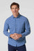 Mizzen + Main - Leeward LS - Cobalt Ben Plaid - Front