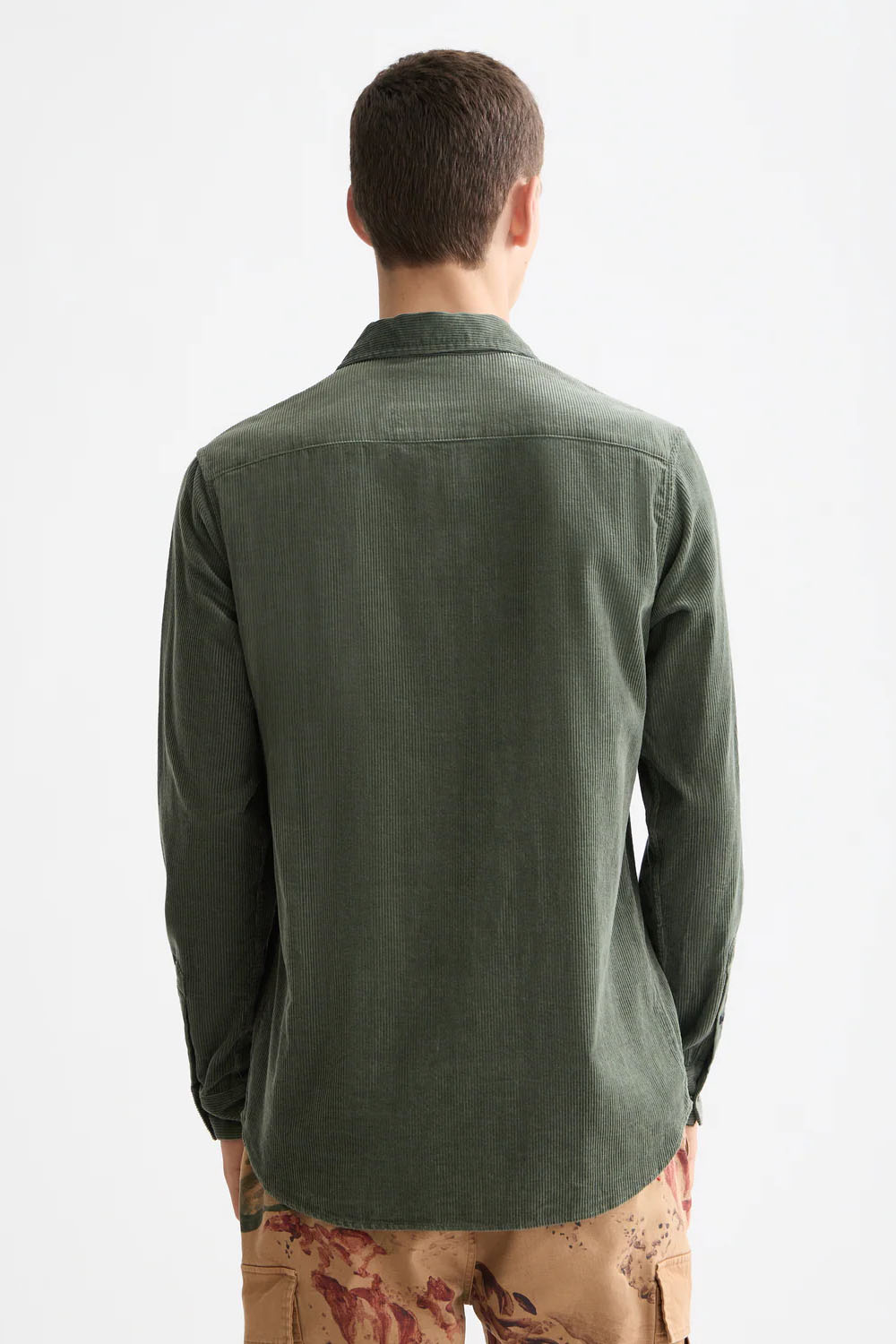 Scotch & Soda - Corduroy Shirt - Thyme - Back