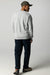 Finisterre - Coho Sweatshirt - Grey Marl - Model Back