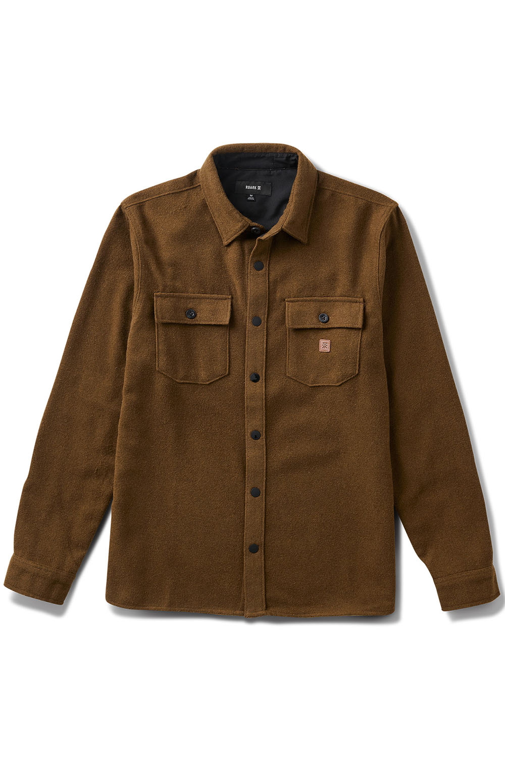 Roark - Nordsman Flannel LS - Otter - Flatlay