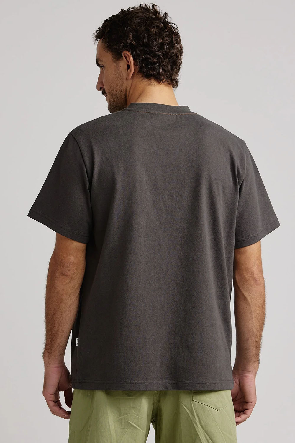 HEAVY VINTAGE PKT TEE Charcoal