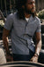 Taylor Stitch - The Tulum Shirt - Midnight Stripe - Model