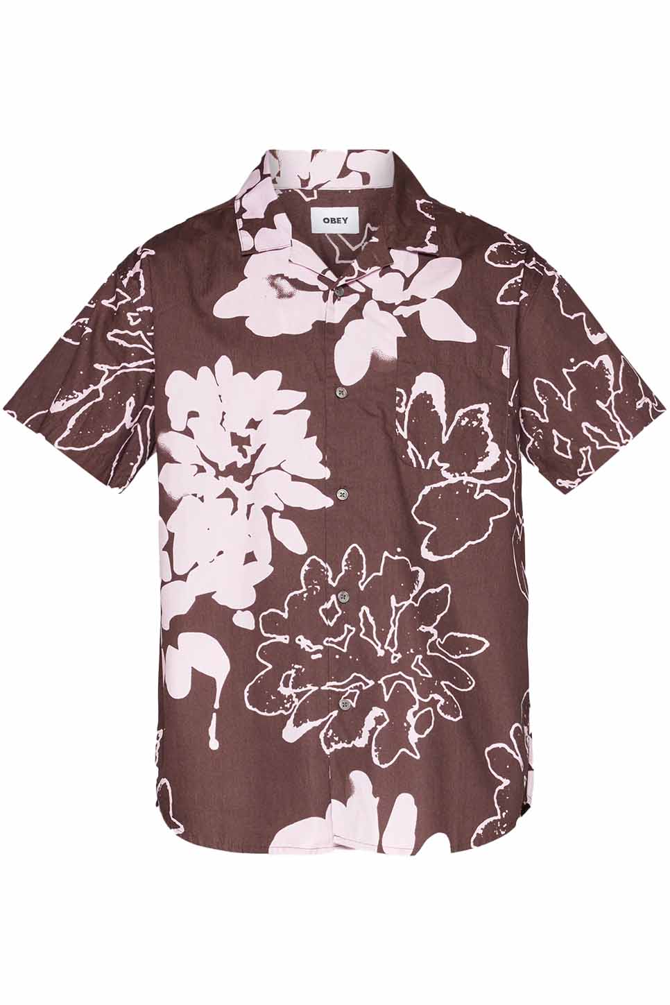 Obey - La Rue Woven - Java Brown Multi - Flatlay