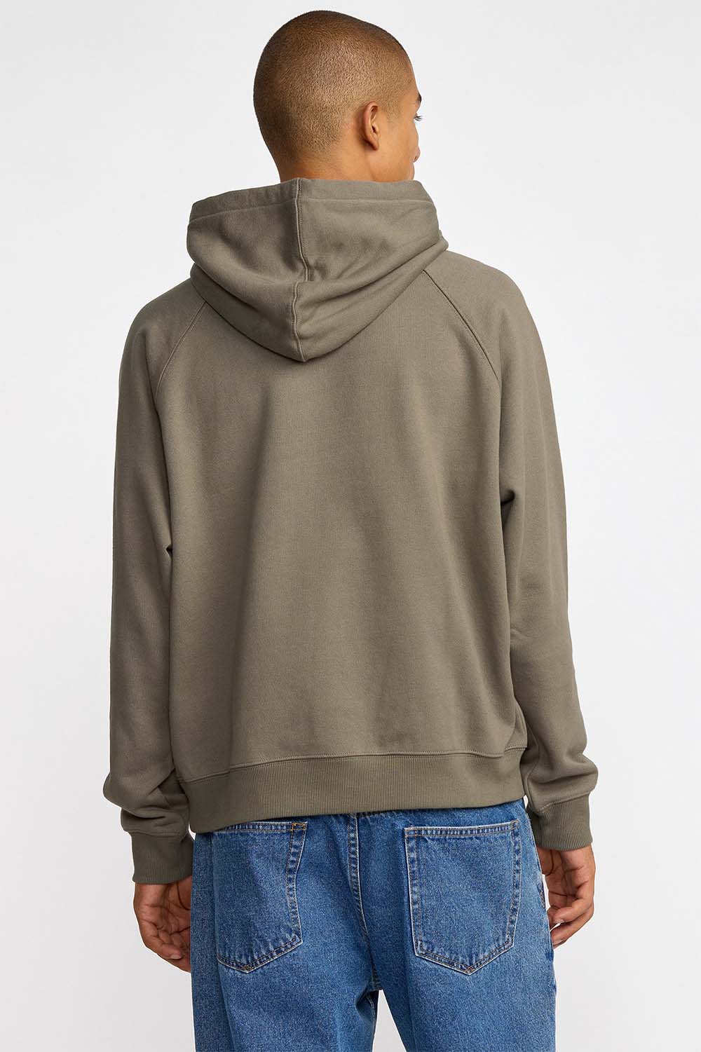 RVCA Dayshift Hoodie Mushroom Back