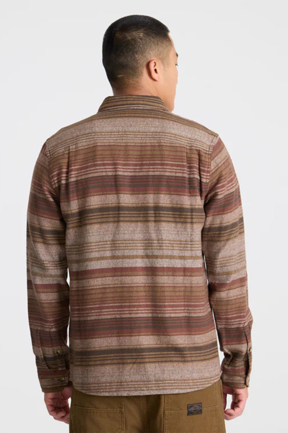 Roark - Crossroads Flannel - Red Clay - Back
