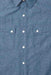Freenote Cloth - Modern Western SS - Chambray - Detail
