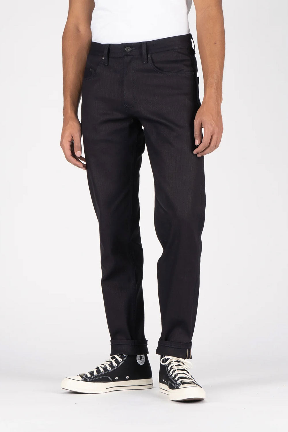 Naked & Famous - Easy Guy - Midnight Slub Stretch Selvedge - Front