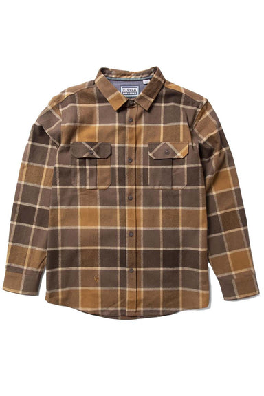 Vissla - Creators Innovators Eco LS Flannel - Dark Earth - Front