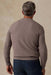 Faherty - Jackson Crew Sweater - Ironwood Heather - Model Back