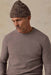 Faherty - Jackson Crew Sweater - Ironwood Heather - Model Detail