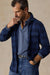 Faherty - Legend Sweater Shirt - Alpine River Buffalo - Model Front Open