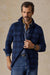 Faherty - Legend Sweater Shirt - Alpine River Buffalo - Model Front
