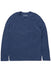 Faherty - Long Sleeve Cloud Henley - Baltic Navy Heather - Flatlay Front