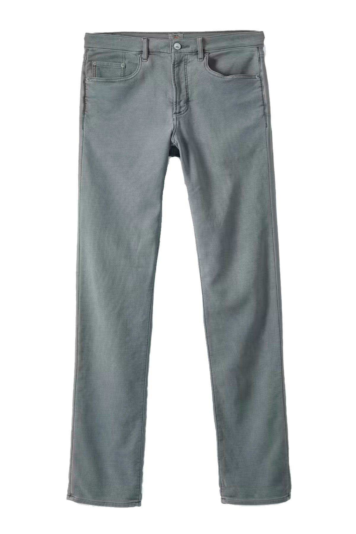Faherty - Stretch Terry 5 Pocket - Slate - Flatlay Front