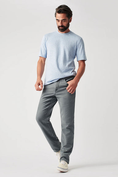 Faherty - Stretch Terry 5 Pocket - Slate - Model Full Body