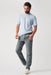 Faherty - Stretch Terry 5 Pocket - Slate - Model Full Body