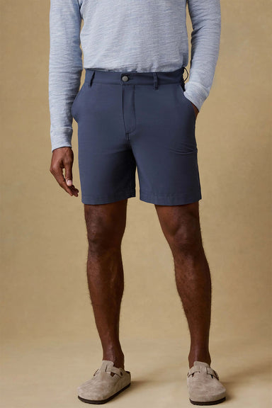 faherty all day short 2.0 7" blue nights front