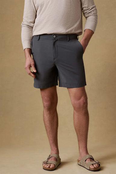 faherty all day short 2.0 7" mountain coal front