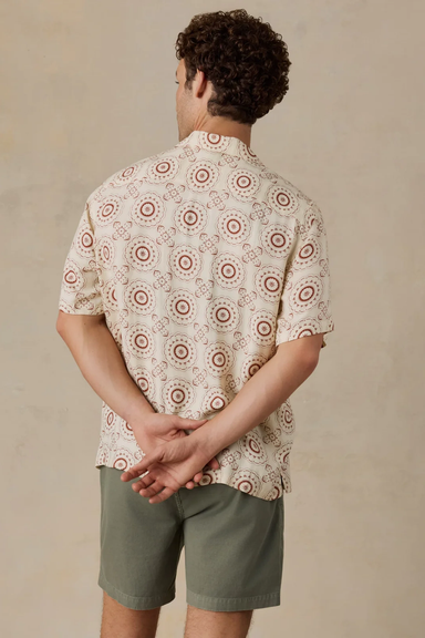 faherty bali camp ss cream sunburst bloom back