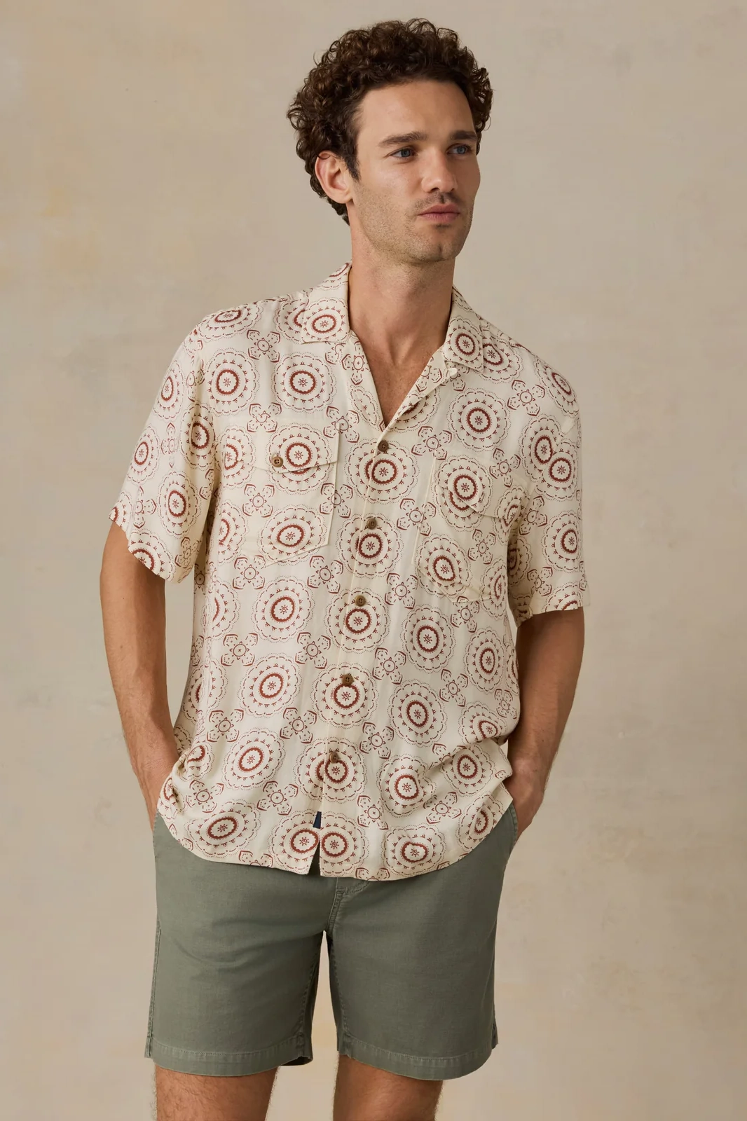 faherty bali camp ss cream sunburst bloom front