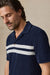faherty cabana towel terry polo deep navy detail