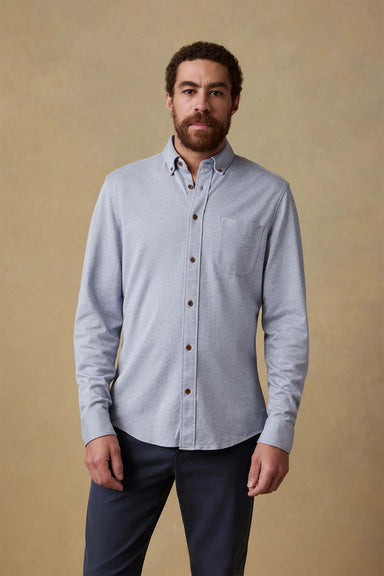 faherty coastline knit shirt oceanside blue front