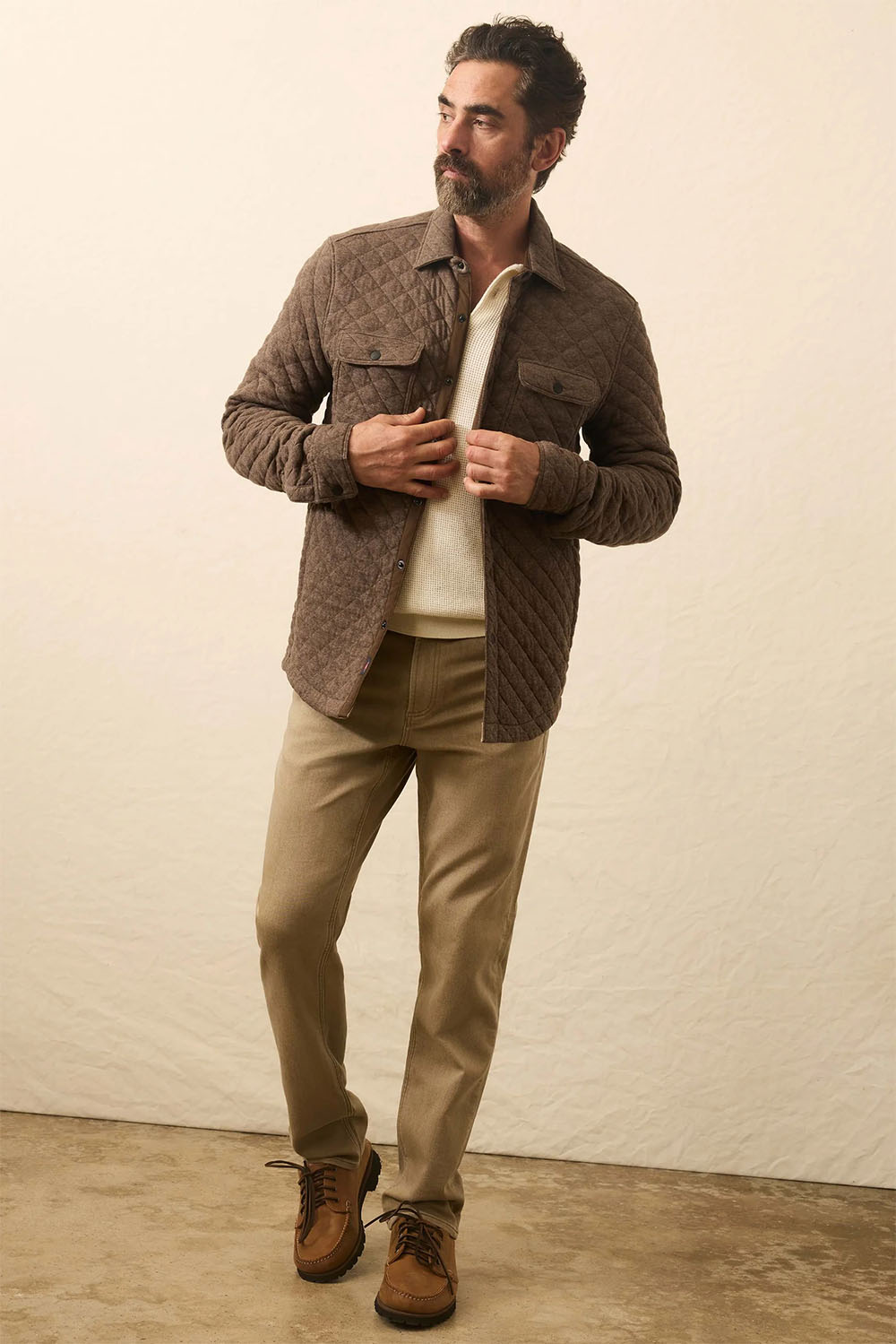 Faherty - Epic Quilted Fleece CPO -Mountain Branch