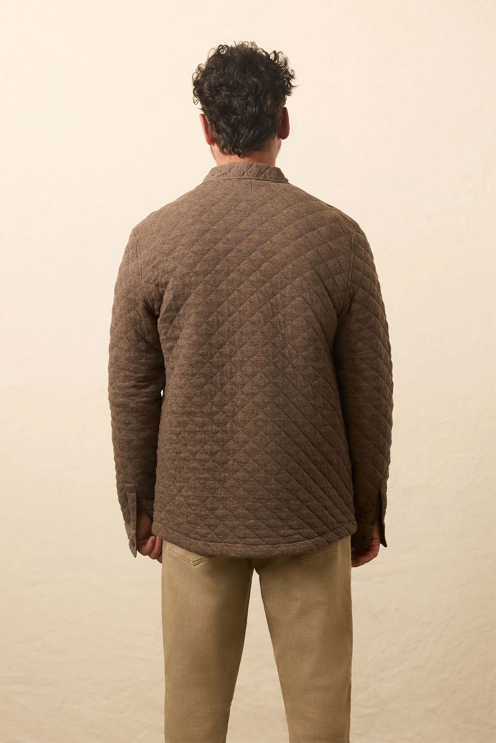 Faherty - Epic Quilted Fleece CPO -Mountain Branch - Back