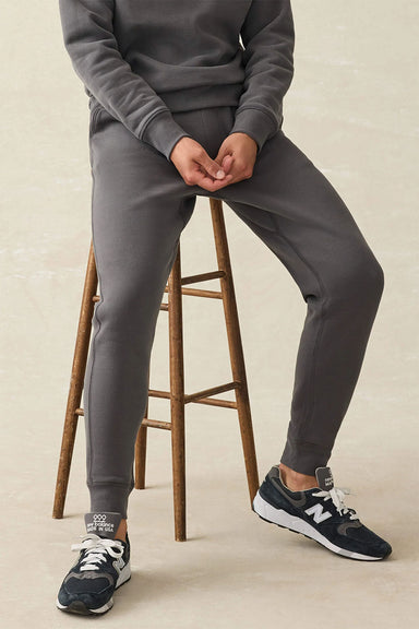 faherty high standard sweatpant mountain black front
