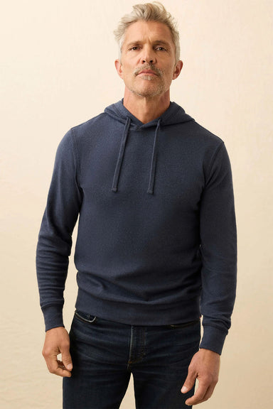 faherty legend sweater hoodie brighton navy twill front