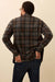 faherty legend sweater shirt grey woods plaid back