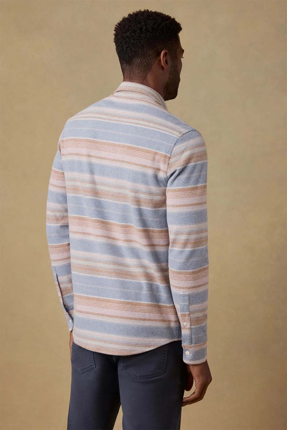 faherty legend sweater shirt isle breeze stripe back