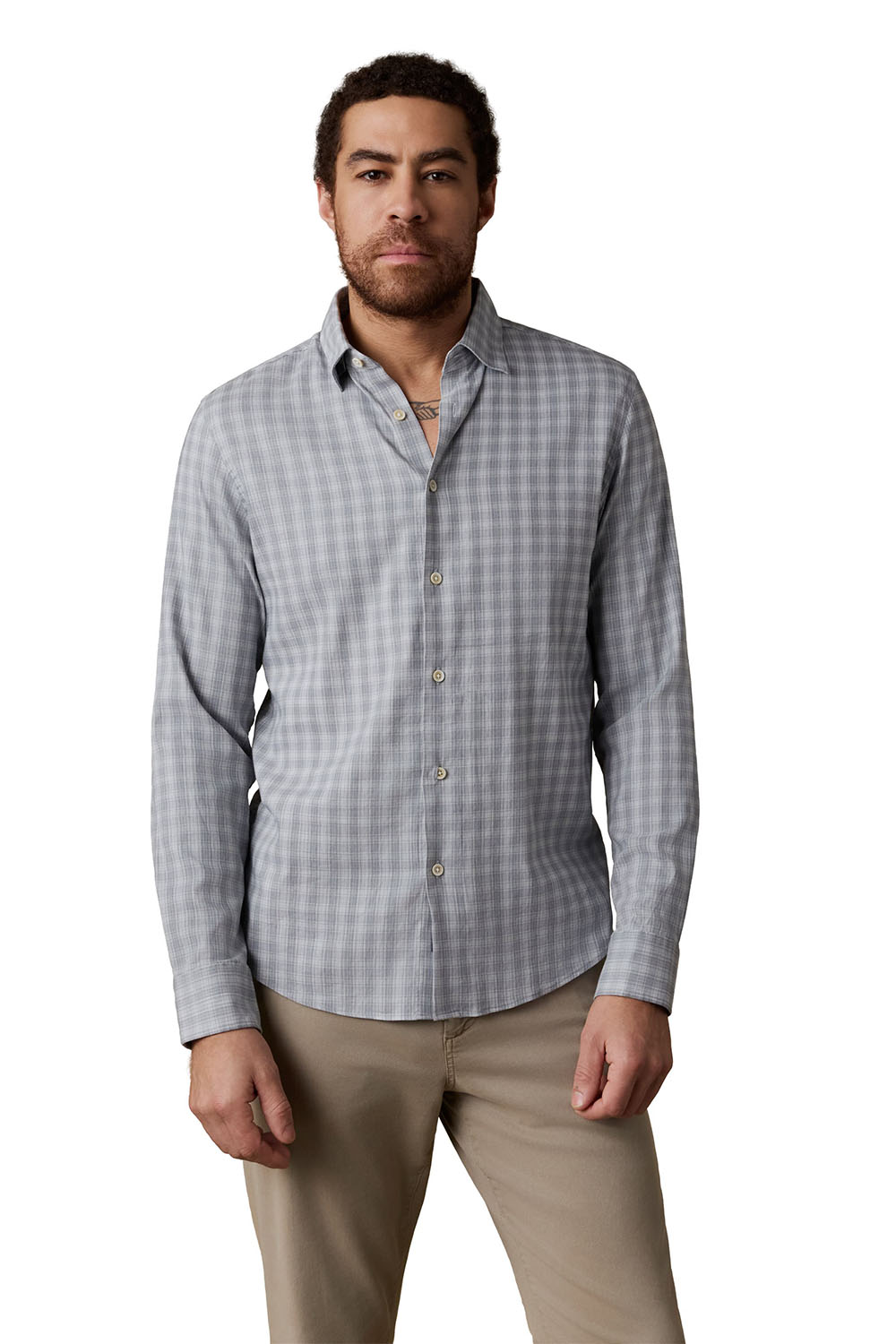faherty movement monterey ls shirt river flint plaid