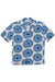 faherty ss linen camp shirt antilles blue suns flatlay