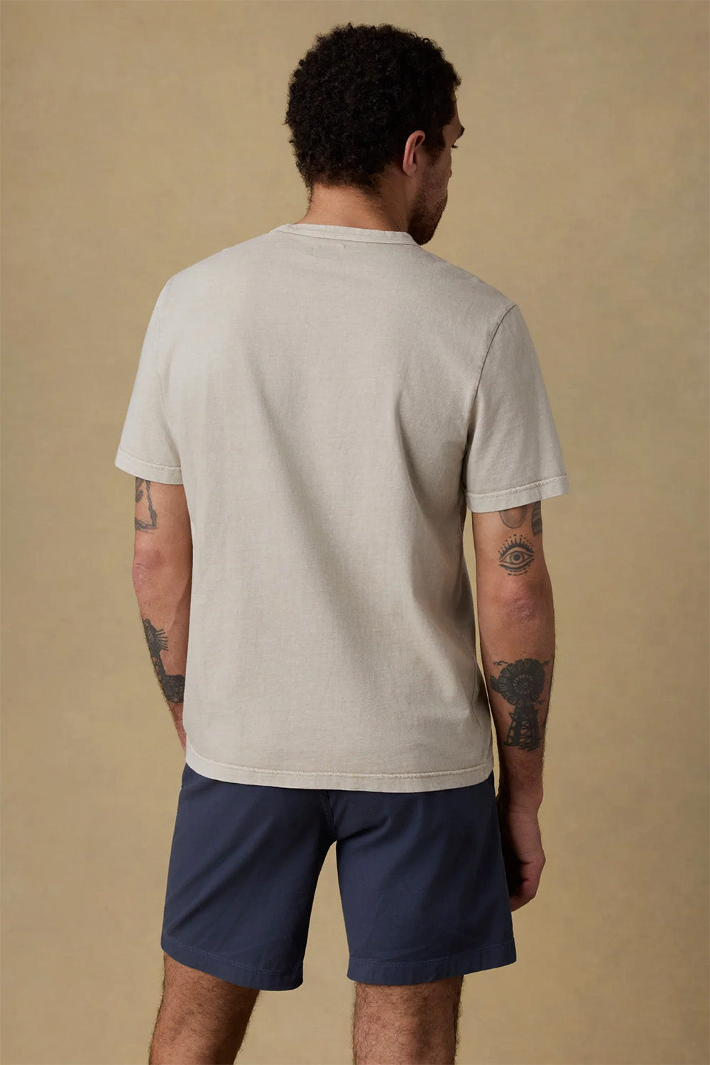 faherty ss recycled cotton tee sand point back