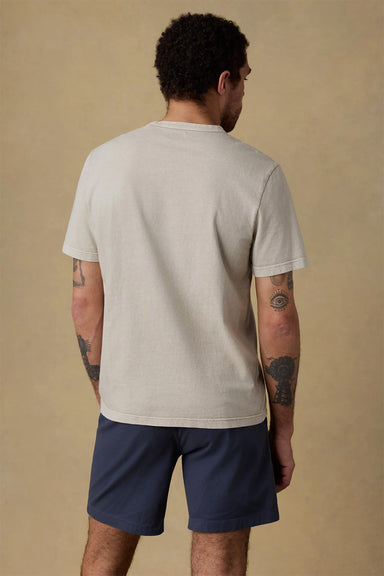 faherty ss recycled cotton tee sand point back