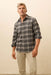 faherty super brushed flannel dark cloud plaid front