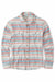 Faherty - Legend Sweater Shirt - Coral Reef Stripe - Flatlay