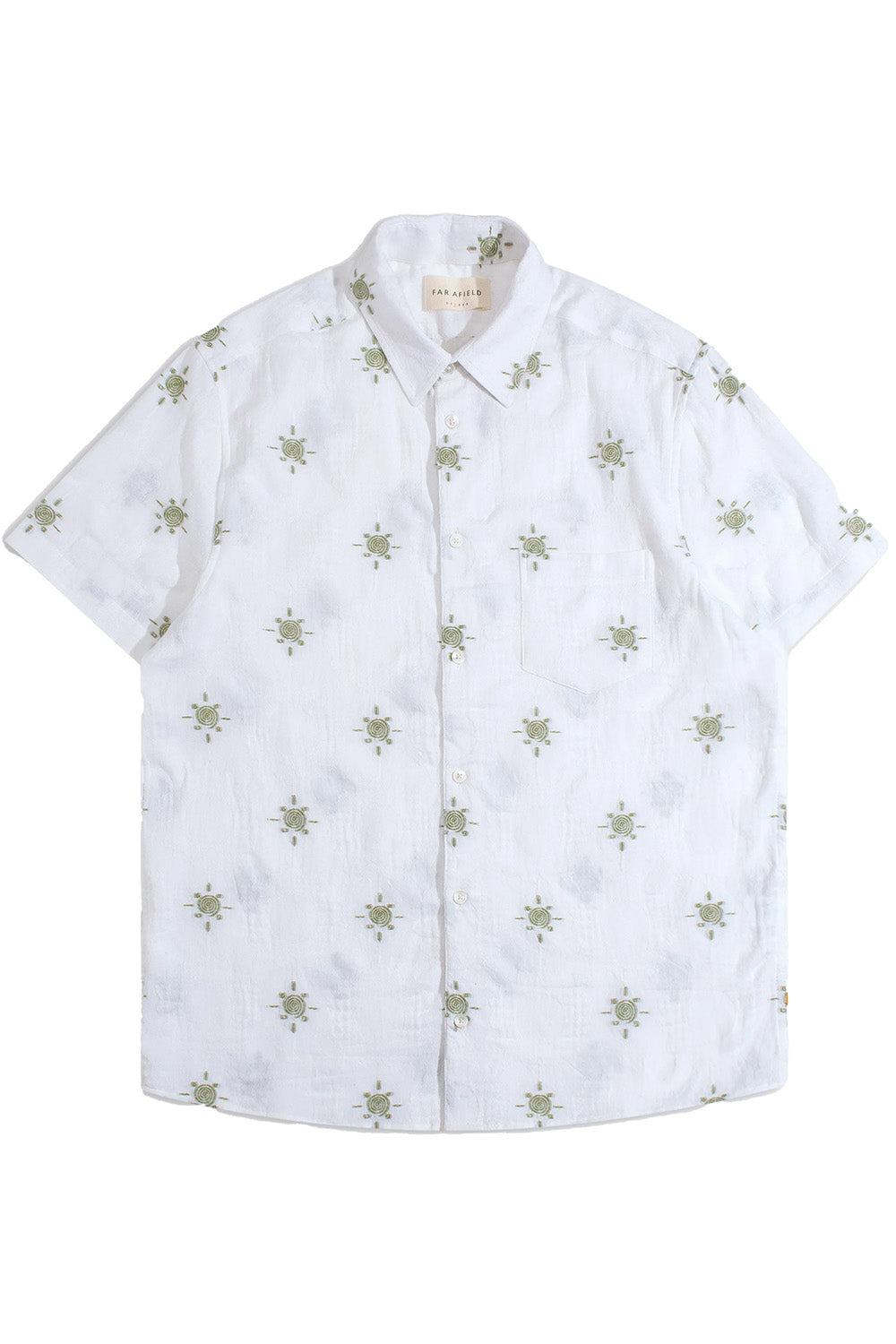 far afield classic ss shirt sun jacquard flatlay