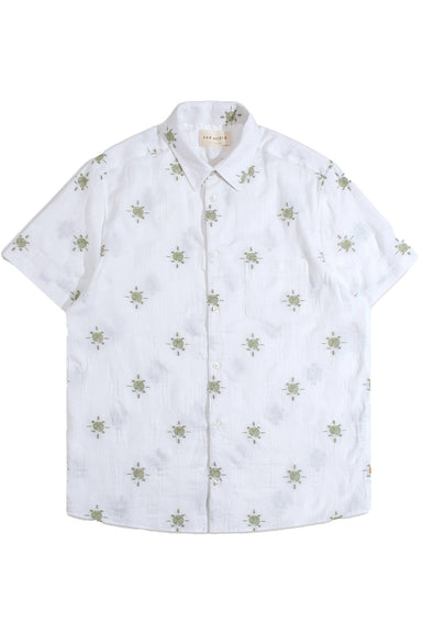 far afield classic ss shirt sun jacquard flatlay