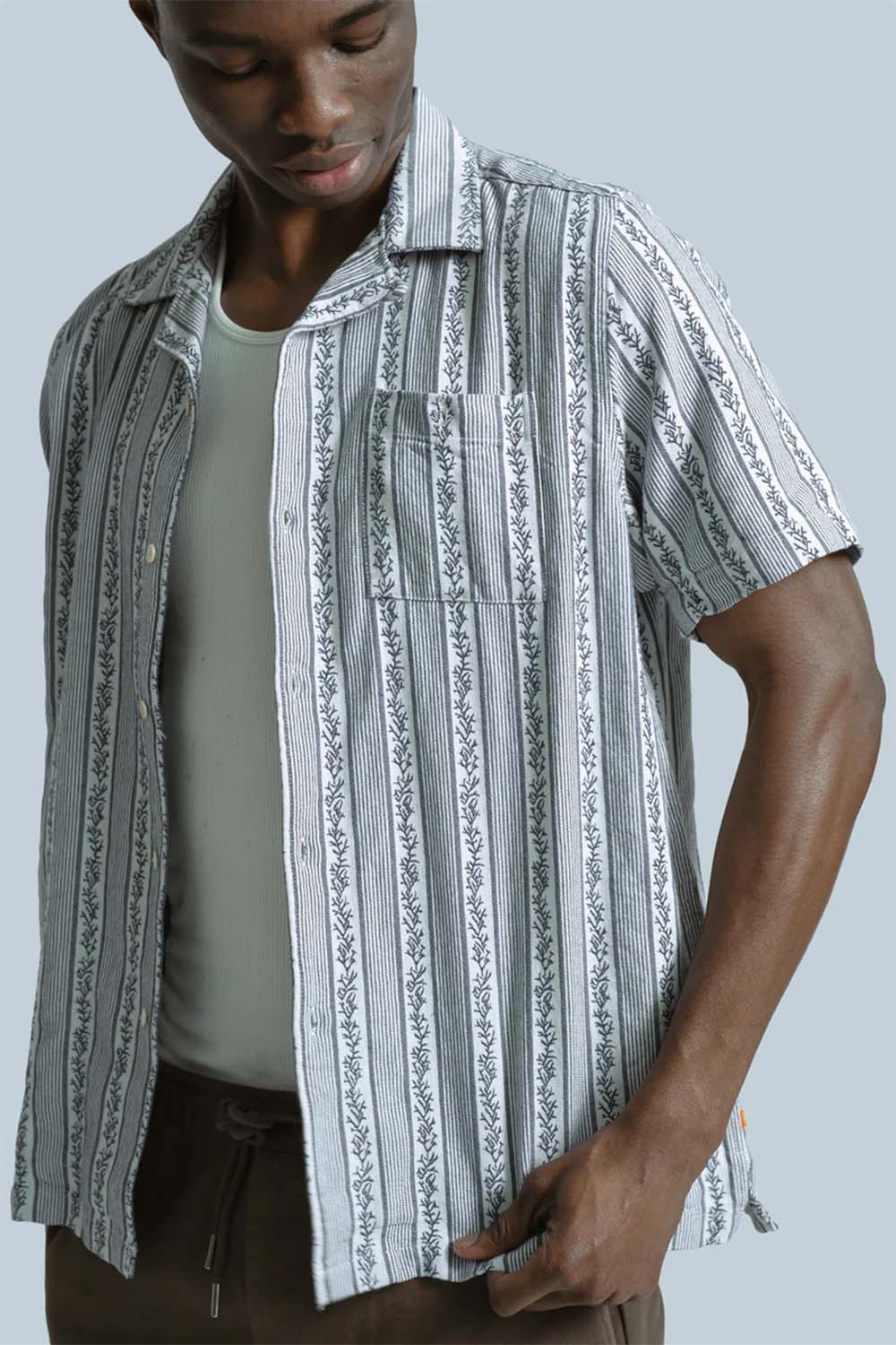 far afield selleck ss higher stripe floral side
