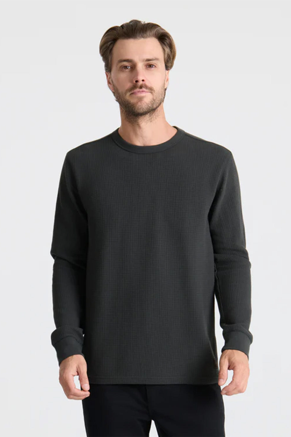 Roark - Well Worn Thermal - Onyx - Front