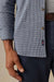 Faherty Legend Sweater Shirt in Navy Cream Pincheck — Detail label view