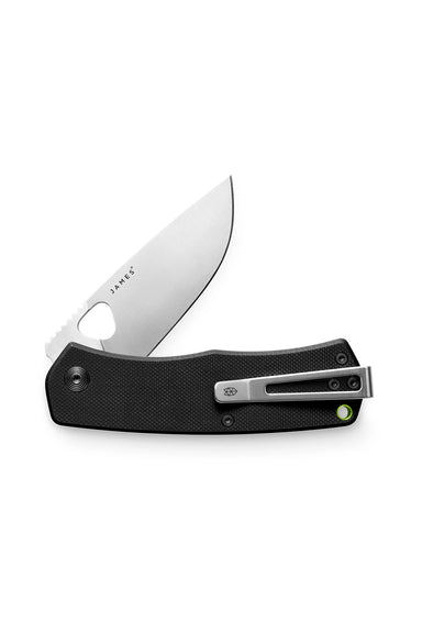 The James Brand - The Folsom Knife - Black/Stainless Straight