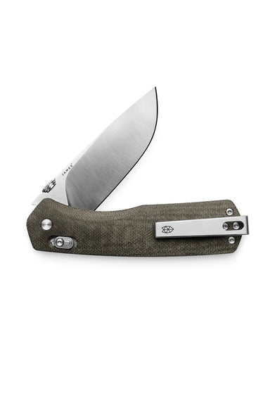 The James Brand - The Carter XL - OD Green/Stainless/Micarta/Straight